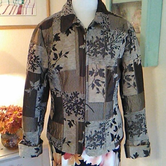 Coldwater Creek Brocade Jacket - Picture 1 of 12